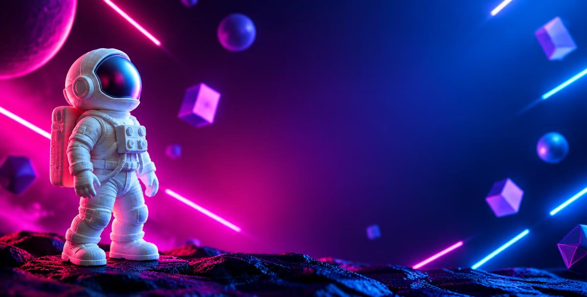 Astronauta impresso em 3D